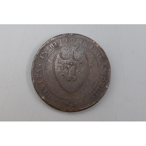 96 - 19th Century 1811 Worcester One Penny Token