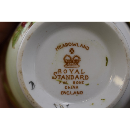 265 - A Selection of Ceramics. Includes Old Country Roses, Royal Standard Meadowland Part Tea Set, And Mor... 