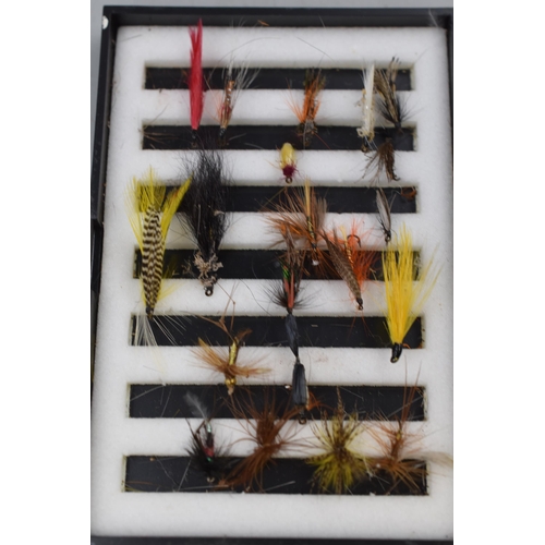 137 - A Selection of Fly Fishing Hooks, In John Goddard Case