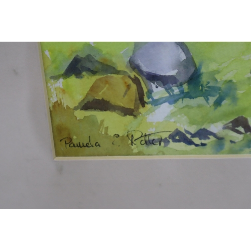 289 - An Original Watercolour Painting Signed By Artist, Depicts Countryside Scene. Approx 23