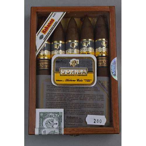 145 - New Unopened Harbanos Cohiba Cuban Cigars in Presentation Case