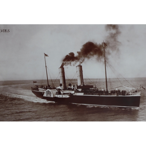 296 - Two Nautical Prints (St Elvies & The Training Ship Conway Morning on The Mersey) in Matching Framed ... 