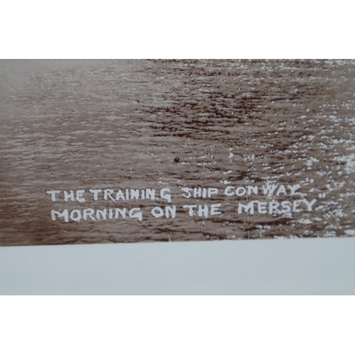 296 - Two Nautical Prints (St Elvies & The Training Ship Conway Morning on The Mersey) in Matching Framed ... 