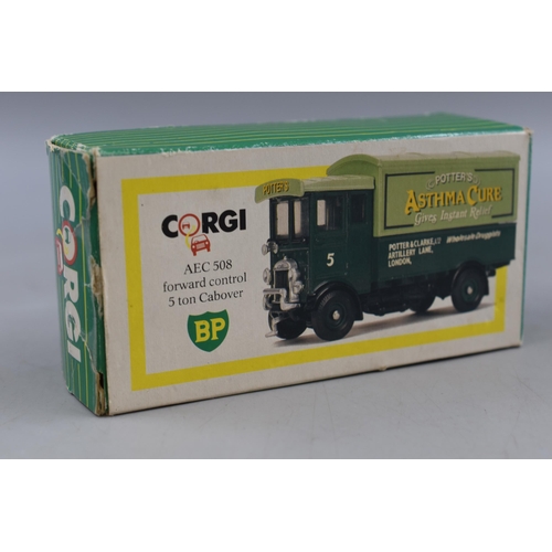 312 - Boxed Vintage Corgi BP Die Cast Asthma Cure Truck.