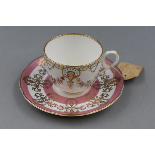 184 - Selection of Fine Bone China Cups and Saucers including Shelley