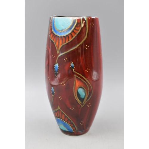 191 - Anita Harris Art Pottery Vase Initialed on Base A H, approx 9