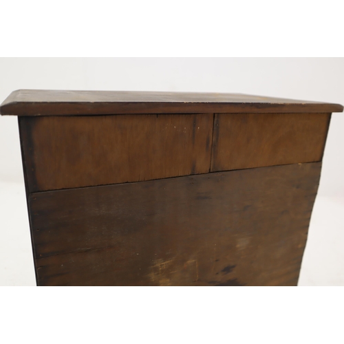 355 - Vintage 5 Drawer Storage Cabinet Containg a selection of watch and Clock Parts (46cm x 43cm x 24cm)