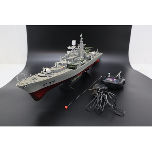 380 - A Radio Controlled Navy Destroyer Battleship, Untested.