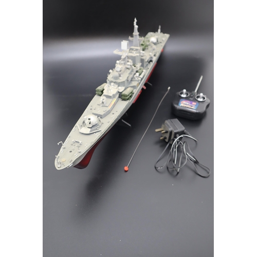 380 - A Radio Controlled Navy Destroyer Battleship, Untested.