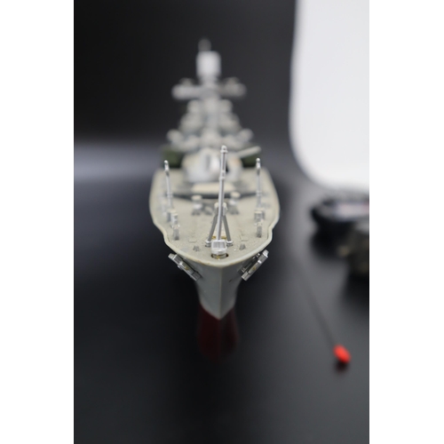 380 - A Radio Controlled Navy Destroyer Battleship, Untested.