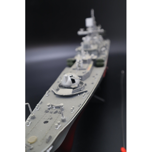 380 - A Radio Controlled Navy Destroyer Battleship, Untested.