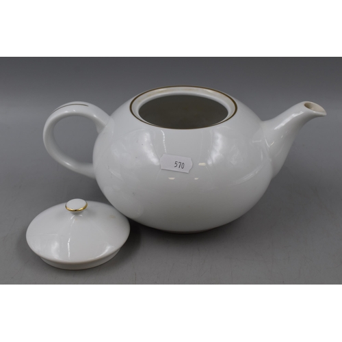 201 - Three Collectable Ceramic Teapots, Includes Eternal Beau, Bohemia and Other.