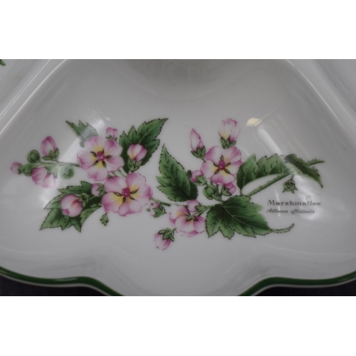 221 - Royal Worcester Herbs Sauce Dish Complete with Original Box