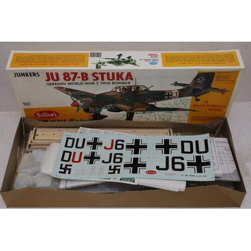 408 - A Selection of Four Balsa Wood Airplane Model Kits.