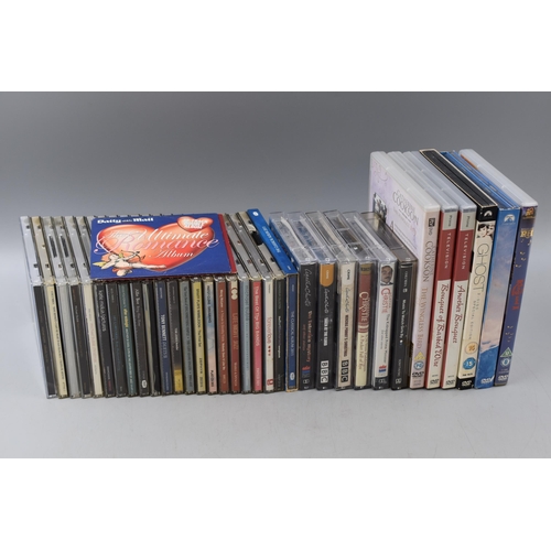 619 - Collection of Various CD's To Include Michael Buble, DVD's and Audio Cassettes to Include Agatha Chr... 