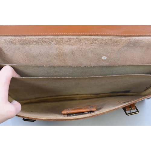 594 - Vintage Leather Satchel