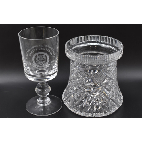 635 - Various Glasses Including 2 Gold Rim 