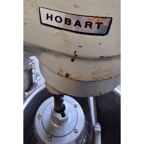 346A - Hobart Commercial Mixer With Bowl and Attachments. Removed From a Decommissioned Kitchen. Working Be... 