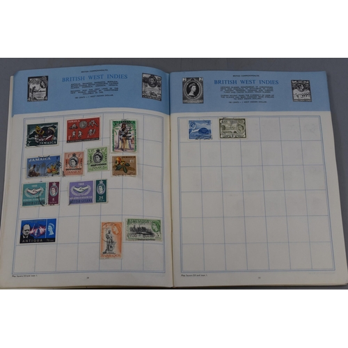 345 - Four Trusty Worldwide Stamp Albums, Containing a Selection of Worldwide Stamps.