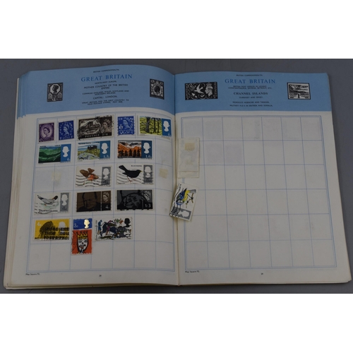 345 - Four Trusty Worldwide Stamp Albums, Containing a Selection of Worldwide Stamps.