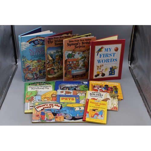 445 - Collection of Childrens Reading Books to Include Thomas the Tank Engine, Postman Pat, Nursery Rhymes... 