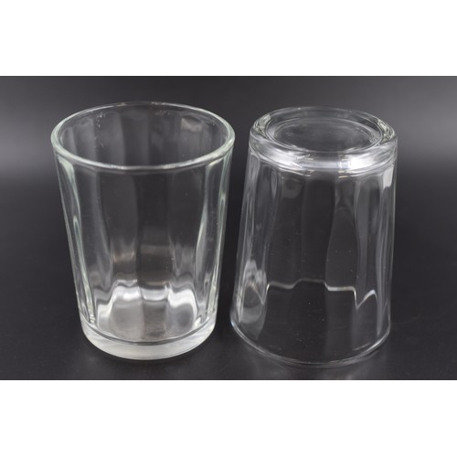 592 - Mixed Selection of Glassware to include 6 Faceted Tumblers, Two Glass Ramekins and Six Pressed Glass... 