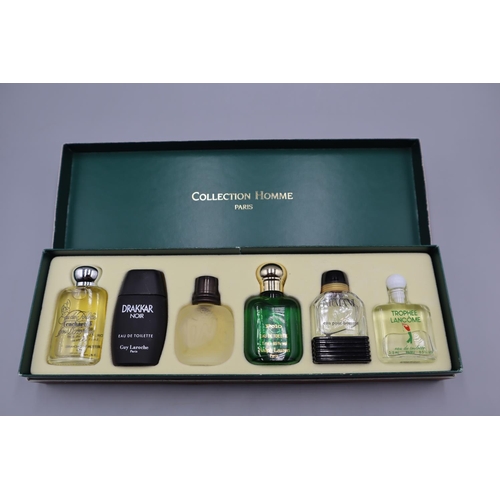 24 - Gift Selection of Miniature Aftershaves to include Armani, Trophee Lancôme, Polo, Drakkar, Cacharel ... 