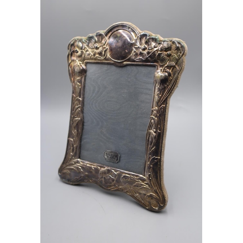 31 - Silver Plated Picture Frame. Approx. Size 5.5 x 8.5 Inch.