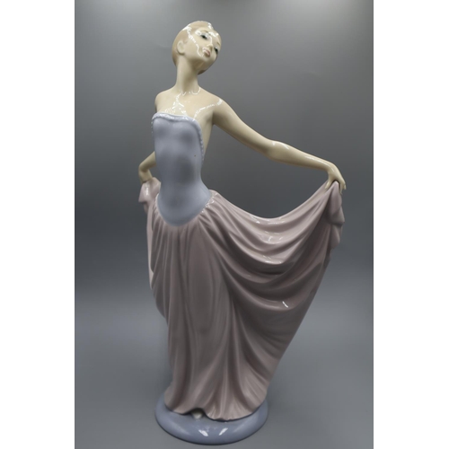 7 - Lladro Figure of Elegant Dancing Lady. Approx. Height 12 Inch.