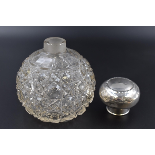 19 - Hallmarked Chester Silver Perfume Bottle (12cm) Circa 1911