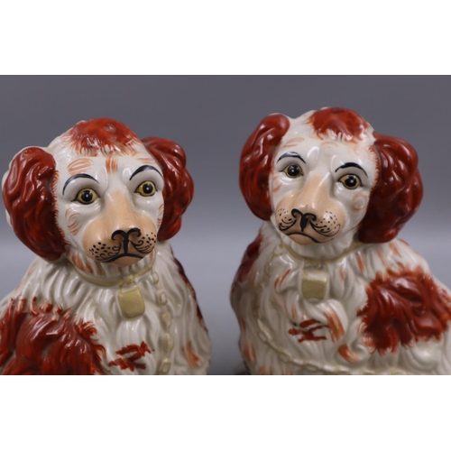 151 - Pair of Staffordshire Fireside Dogs approx. 11.5