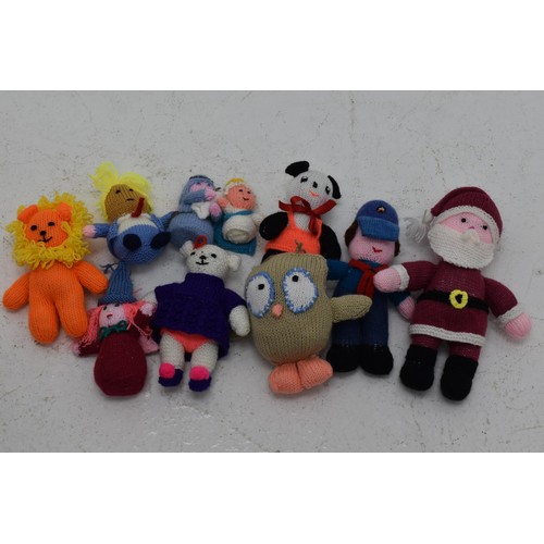 212 - Selection of Handmade Knitted Soft Toys