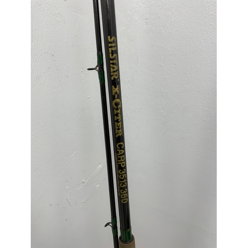 237 - Two Fishing Rods, A Carp 3513 360 Silstar X-Citer 3.60m and  a 3lb 3.9m Rod.