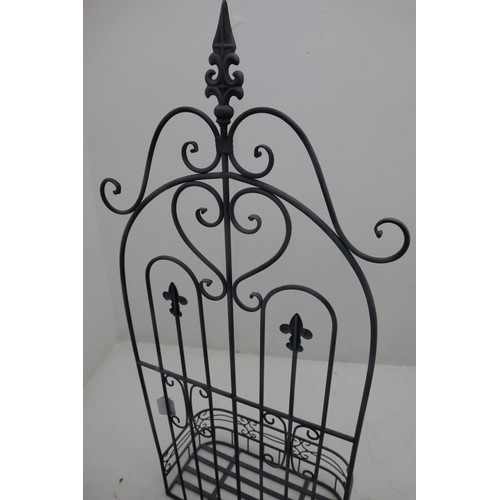 70B - Tubular Metal Wall Mounted Plant Holder (110cm x 43cm)