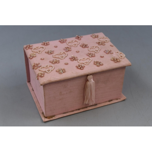 162 - Vintage jewellery Box with Unsorted Contents