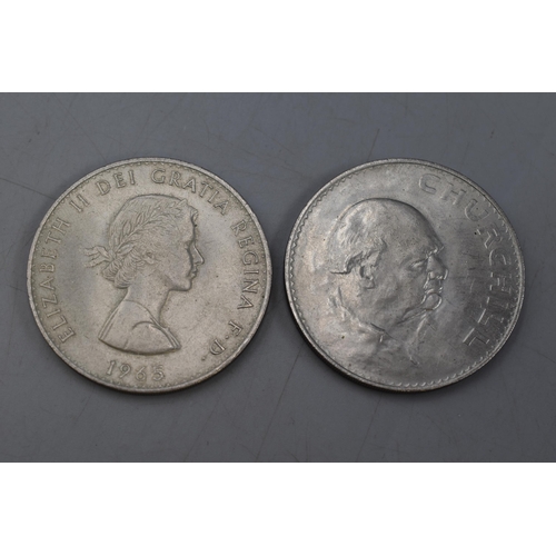 178 - Two Commemorative Winston Churchill Coins 1965