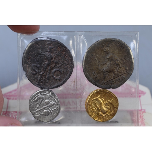 187 - Two Sets of Reproduction Roman Coins