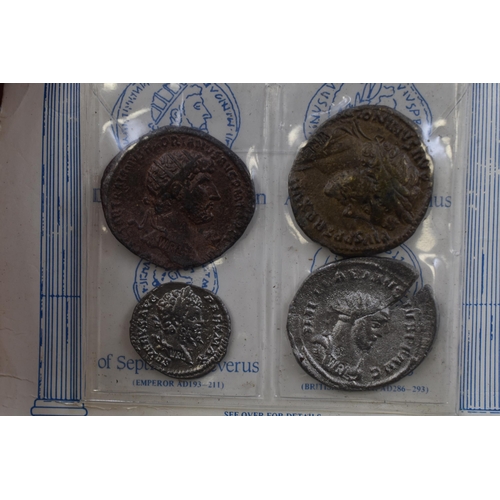 187 - Two Sets of Reproduction Roman Coins