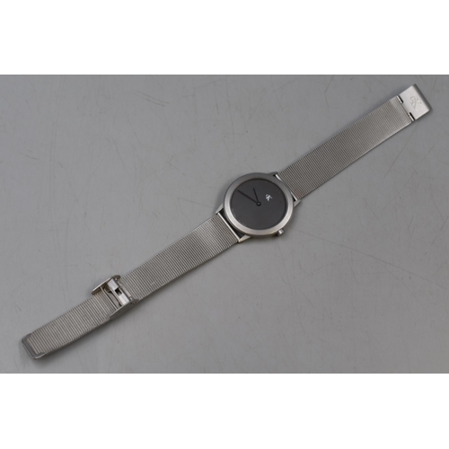 70 - Calvin Klein (K3111 / K3112) Quartz Watch with Chainmail Strap (Working)