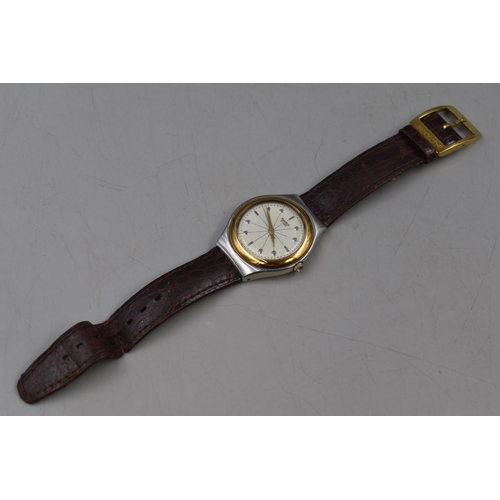 88 - Vintage Style Swatch Swiss Gents Watch. Working.