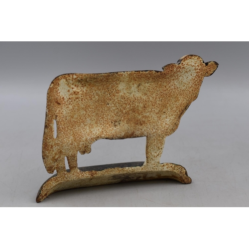 350 - A Cast Iron Cow Doorstop