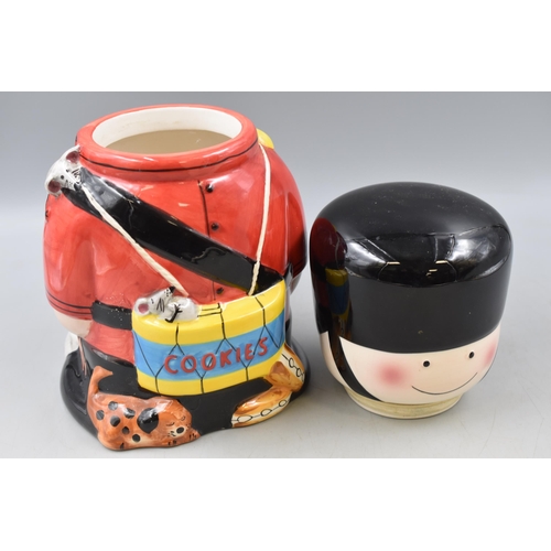 361 - Royal Brass Band Drummer Ceramic Cookie Jar