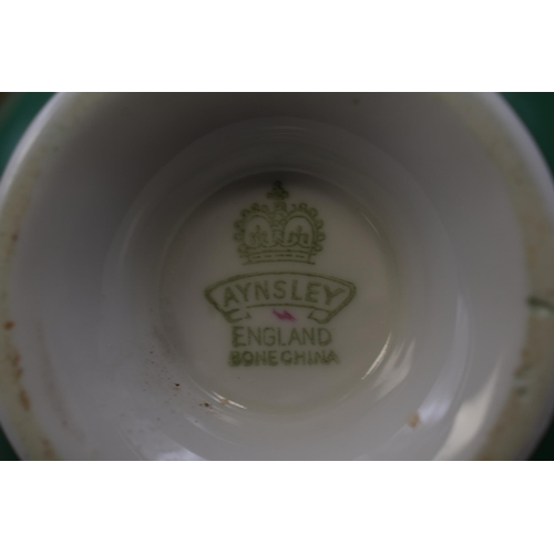 369 - Six Fine Bone China Cup and Saucer sets including Aynsley, Dolphin, Old Royal and More