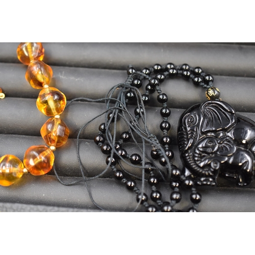 113 - Selection of Necklaces and Bangle including Indian Elephant