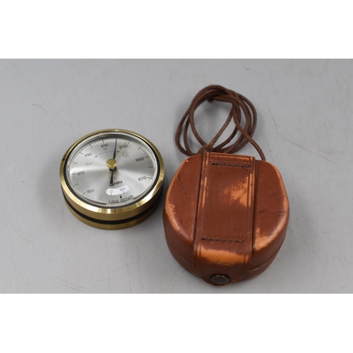 115 - Diplex Altitude Meter in Leather Case