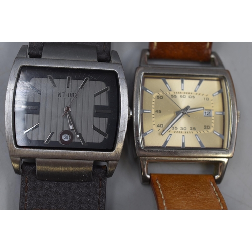 133 - Mixed Selection of Gents Watches includes Casio, Slazenger, Next, Limit and more. All Working.