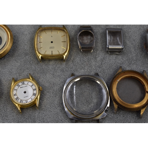 141 - Mixed Tray of Vintage Watch Cases