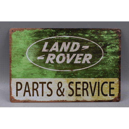 405 - Tin plate Land Rover Sign (30cm x 20cm)