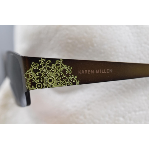 410 - Two Pairs of Prescription Sunglasses, Includes Karen Millen. In Case.