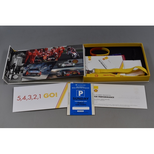 411 - A British Grand Prix 2016 Welcome Pack, Includes Wristband, Lanyard, Marble and More.